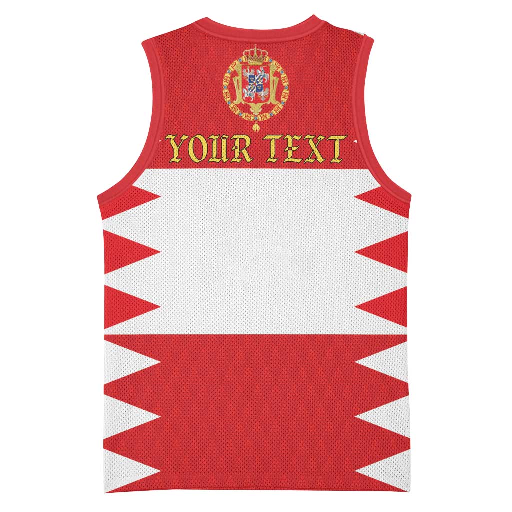 Personalized Polish-Lithuanian Commonwealth Basketball Jersey Royal Coat Of Arms Style