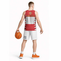 Personalized Polish-Lithuanian Commonwealth Basketball Jersey Royal Coat Of Arms Style