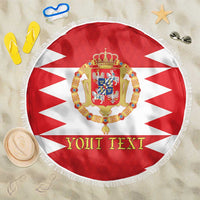 Personalized Polish-Lithuanian Commonwealth Beach Blanket Royal Coat Of Arms Style