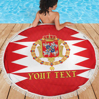 Personalized Polish-Lithuanian Commonwealth Beach Blanket Royal Coat Of Arms Style