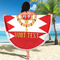 Personalized Polish-Lithuanian Commonwealth Beach Blanket Royal Coat Of Arms Style