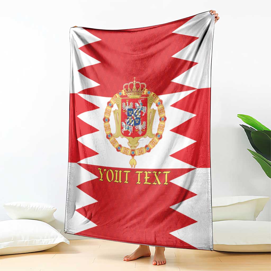 Personalized Polish-Lithuanian Commonwealth Blanket Royal Coat Of Arms Style