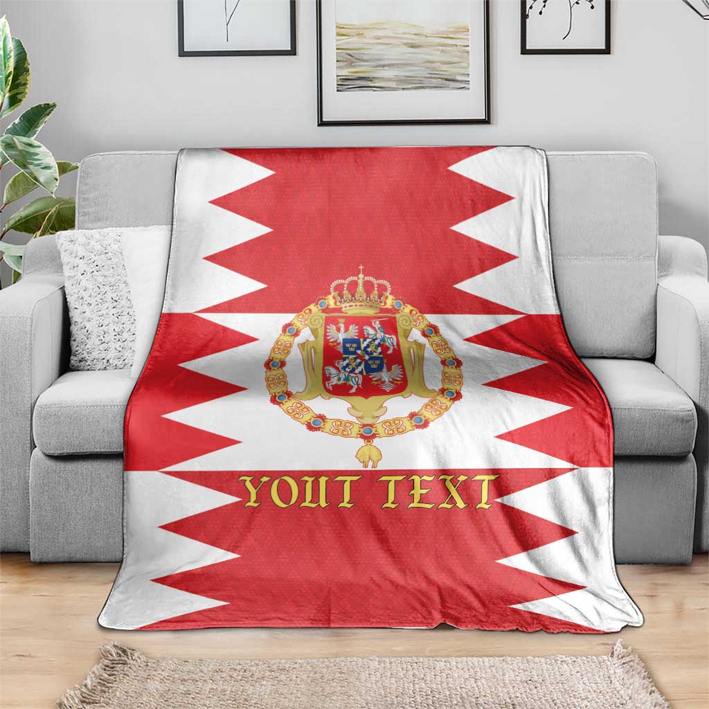 Personalized Polish-Lithuanian Commonwealth Blanket Royal Coat Of Arms Style