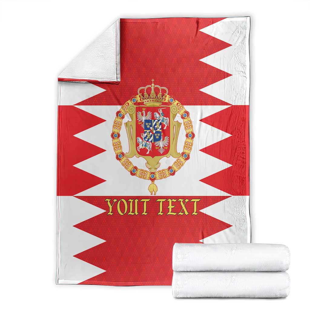 Personalized Polish-Lithuanian Commonwealth Blanket Royal Coat Of Arms Style