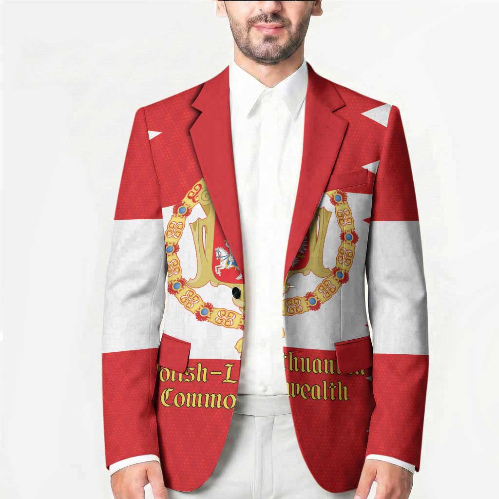 Personalized Polish-Lithuanian Commonwealth Blazer Royal Coat Of Arms Style