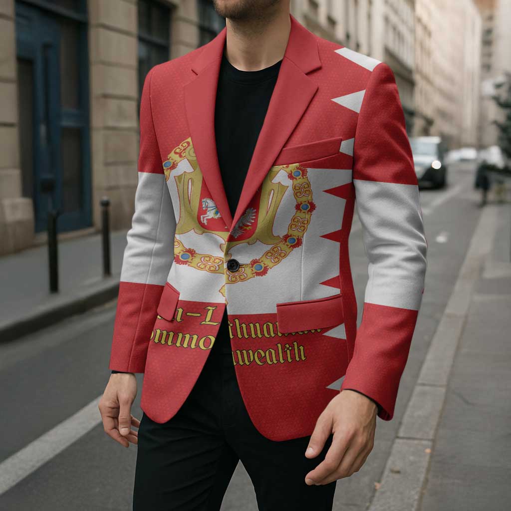 Personalized Polish-Lithuanian Commonwealth Blazer Royal Coat Of Arms Style