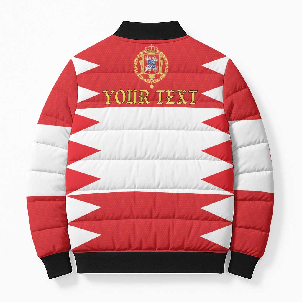Personalized Polish-Lithuanian Commonwealth Bomber Puffer Jacket Royal Coat Of Arms Style