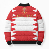 Personalized Polish-Lithuanian Commonwealth Bomber Puffer Jacket Royal Coat Of Arms Style