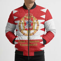Personalized Polish-Lithuanian Commonwealth Bomber Puffer Jacket Royal Coat Of Arms Style