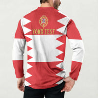 Personalized Polish-Lithuanian Commonwealth Button Sweatshirt Royal Coat Of Arms Style