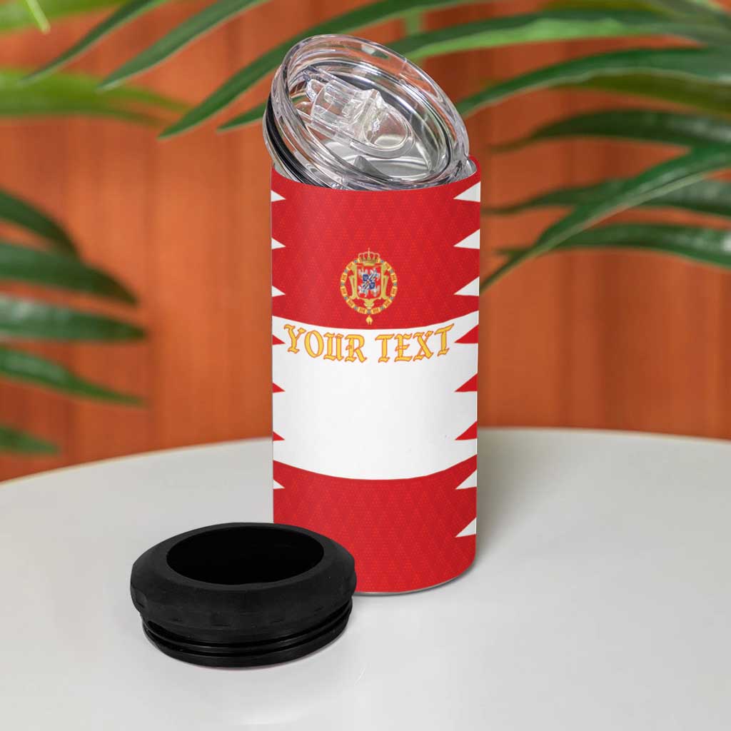 Personalized Polish-Lithuanian Commonwealth 4 in 1 Can Cooler Tumbler Royal Coat Of Arms Style