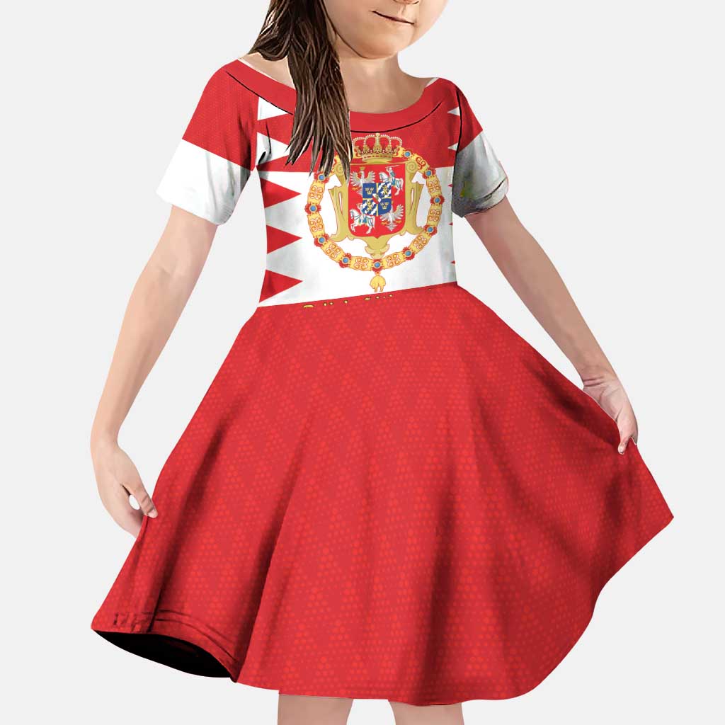 Personalized Polish-Lithuanian Commonwealth Family Matching Long Sleeve Bodycon Dress and Hawaiian Shirt Royal Coat Of Arms Style
