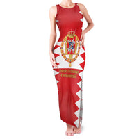 Personalized Polish-Lithuanian Commonwealth Family Matching Tank Maxi Dress and Hawaiian Shirt Royal Coat Of Arms Style