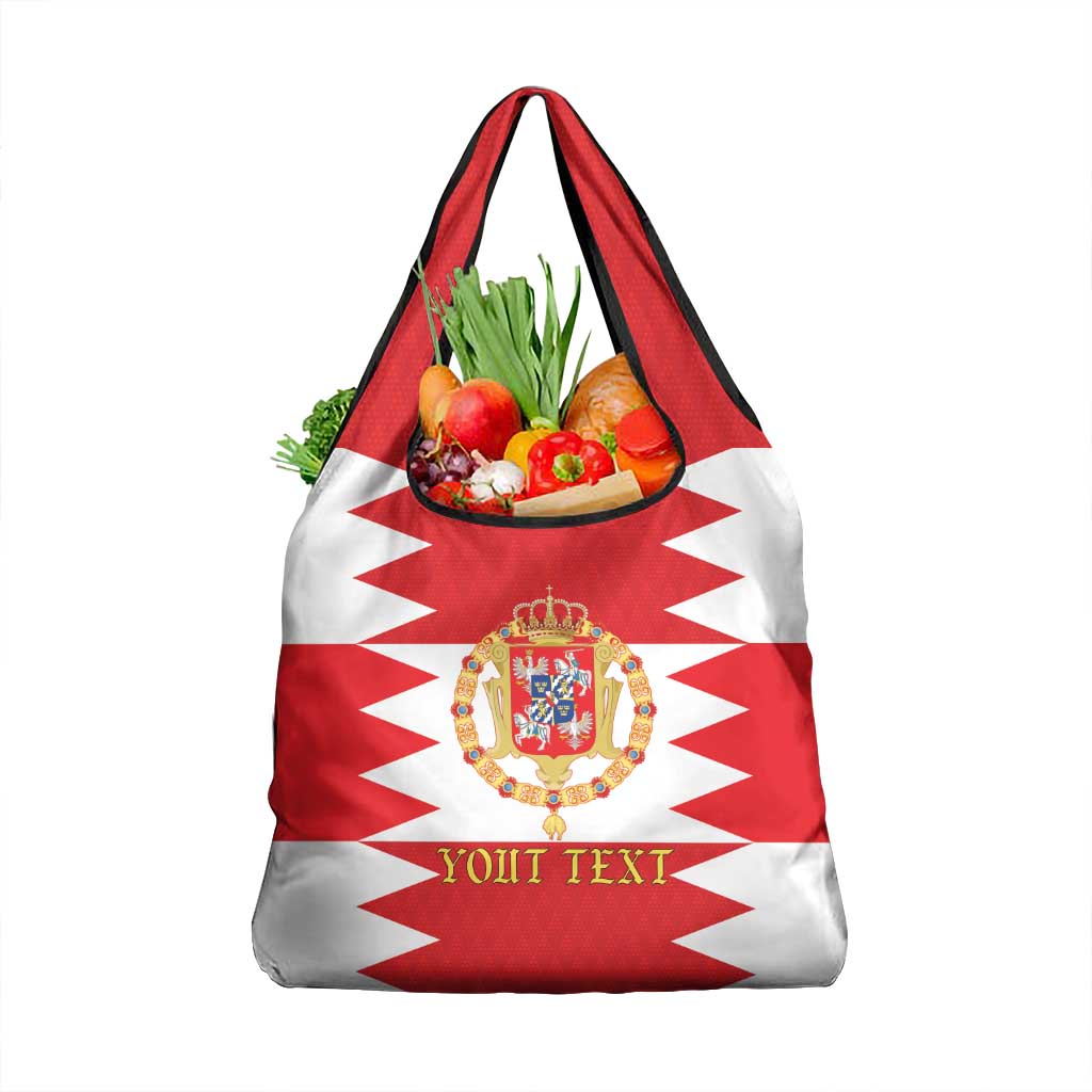Personalized Polish-Lithuanian Commonwealth Grocery Bag Royal Coat Of Arms Style