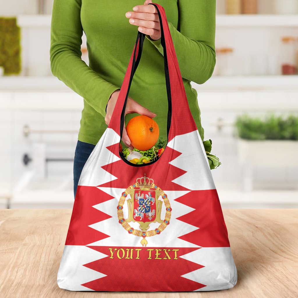 Personalized Polish-Lithuanian Commonwealth Grocery Bag Royal Coat Of Arms Style