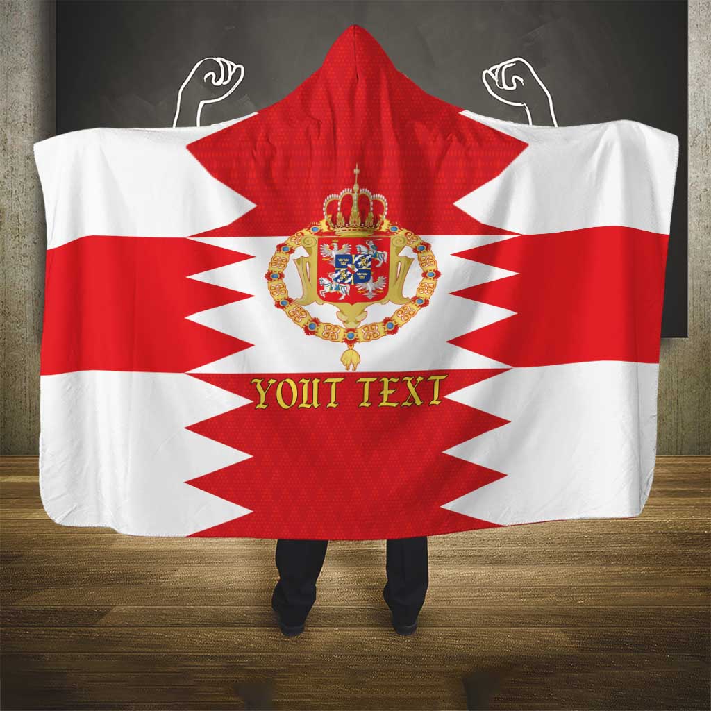 Personalized Polish-Lithuanian Commonwealth Hooded Blanket Royal Coat Of Arms Style