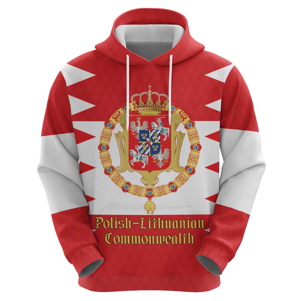Personalized Polish-Lithuanian Commonwealth Hoodie Royal Coat Of Arms Style