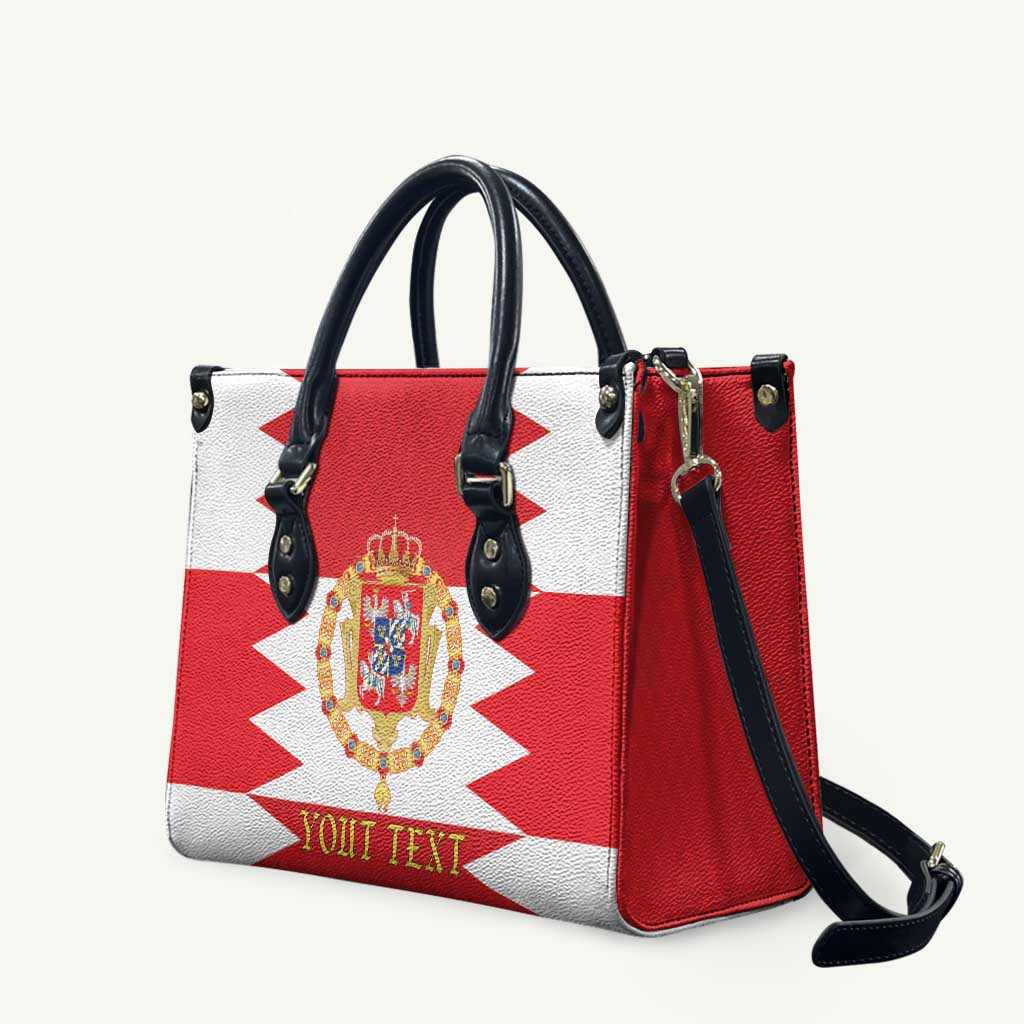 Personalized Polish-Lithuanian Commonwealth Leather Bag Royal Coat Of Arms Style