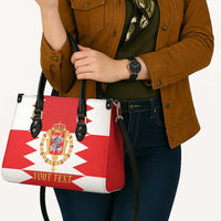 Personalized Polish-Lithuanian Commonwealth Leather Bag Royal Coat Of Arms Style