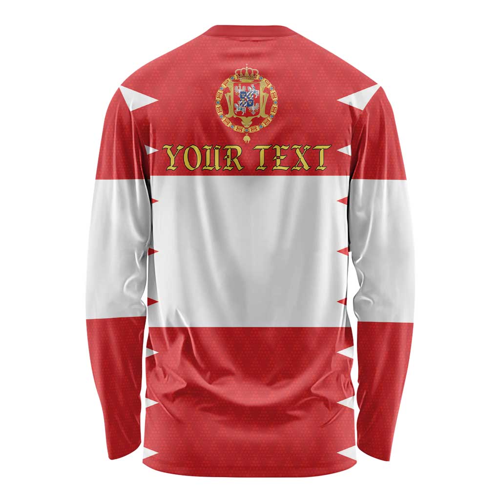 Personalized Polish-Lithuanian Commonwealth Long Sleeve Shirt Royal Coat Of Arms Style