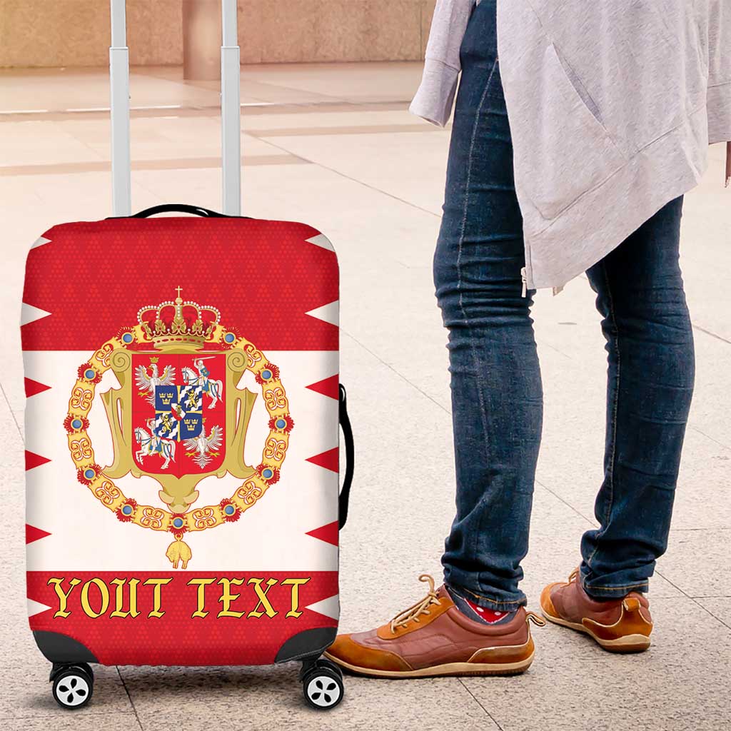 Personalized Polish-Lithuanian Commonwealth Luggage Cover Royal Coat Of Arms Style