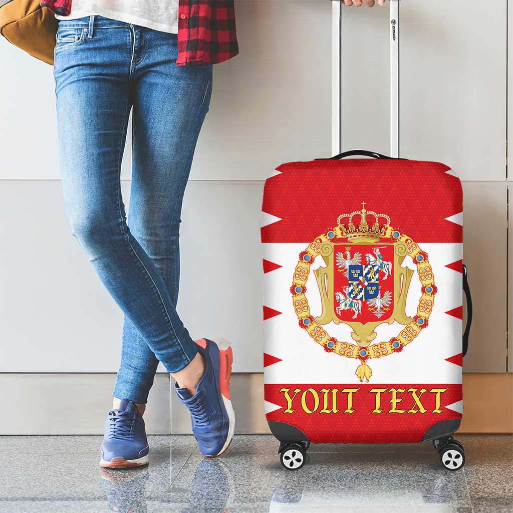 Personalized Polish-Lithuanian Commonwealth Luggage Cover Royal Coat Of Arms Style