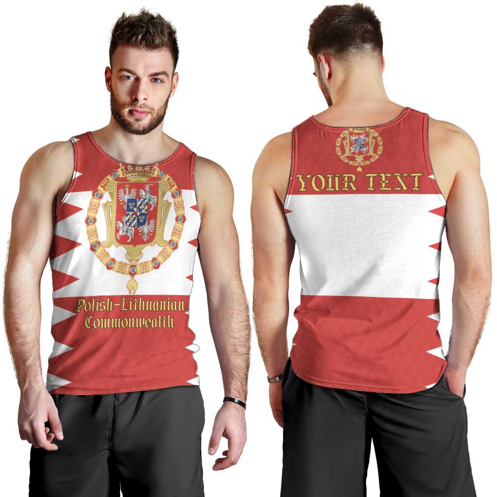 Personalized Polish-Lithuanian Commonwealth Men Tank Top Royal Coat Of Arms Style