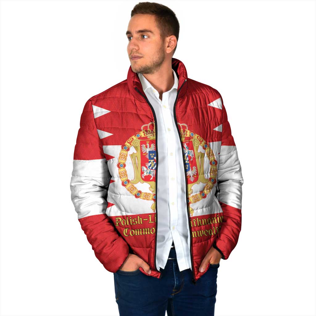 Personalized Polish-Lithuanian Commonwealth Padded Jacket Royal Coat Of Arms Style