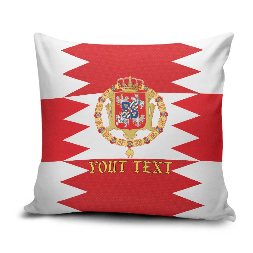 Personalized Polish-Lithuanian Commonwealth Pillow Cover Royal Coat Of Arms Style