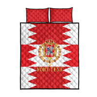 Personalized Polish-Lithuanian Commonwealth Quilt Bed Set Royal Coat Of Arms Style