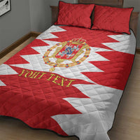 Personalized Polish-Lithuanian Commonwealth Quilt Bed Set Royal Coat Of Arms Style