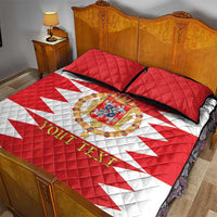 Personalized Polish-Lithuanian Commonwealth Quilt Bed Set Royal Coat Of Arms Style