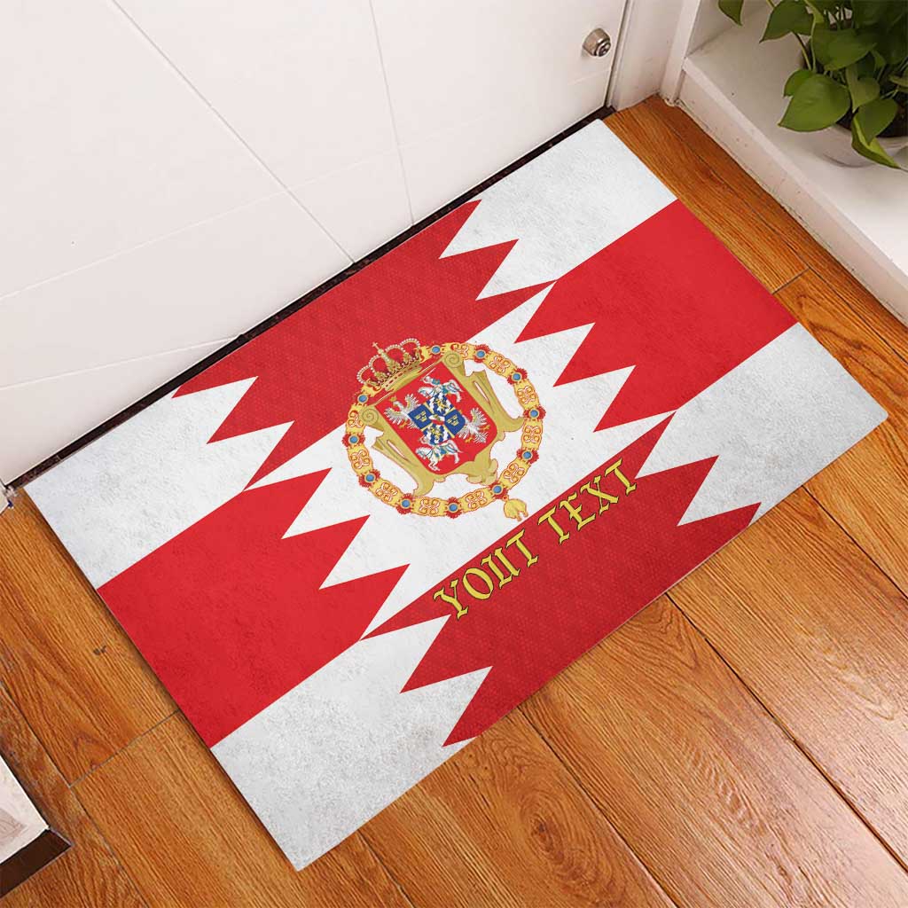 Personalized Polish-Lithuanian Commonwealth Rubber Doormat Royal Coat Of Arms Style