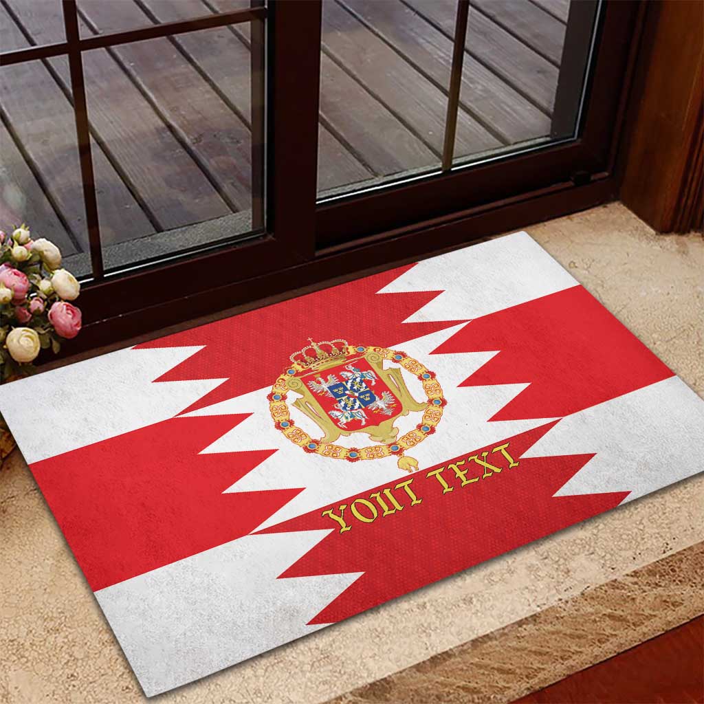 Personalized Polish-Lithuanian Commonwealth Rubber Doormat Royal Coat Of Arms Style