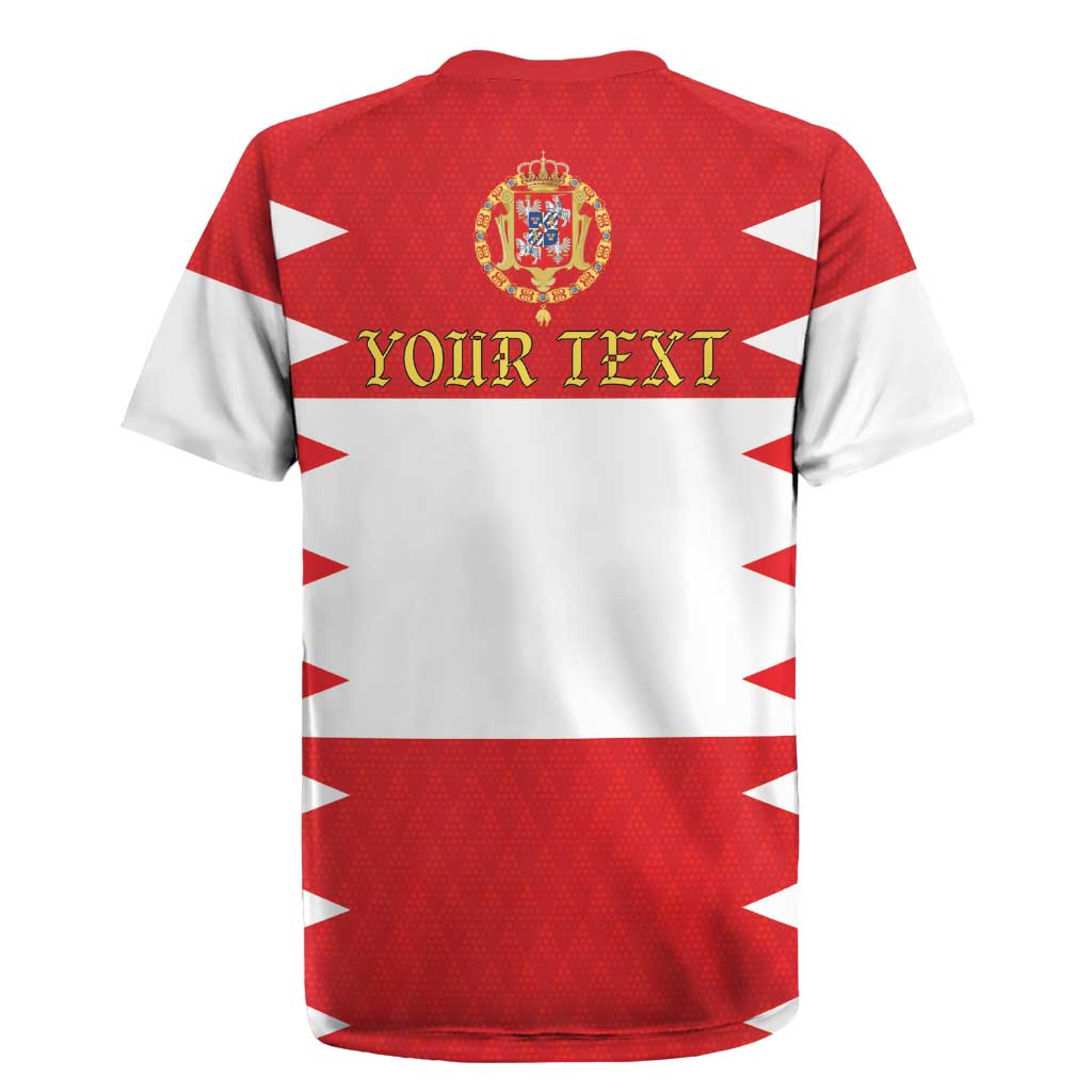 Personalized Polish-Lithuanian Commonwealth Rugby Jersey Royal Coat Of Arms Style