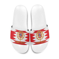 Personalized Polish-Lithuanian Commonwealth Slide Sandals Royal Coat Of Arms Style