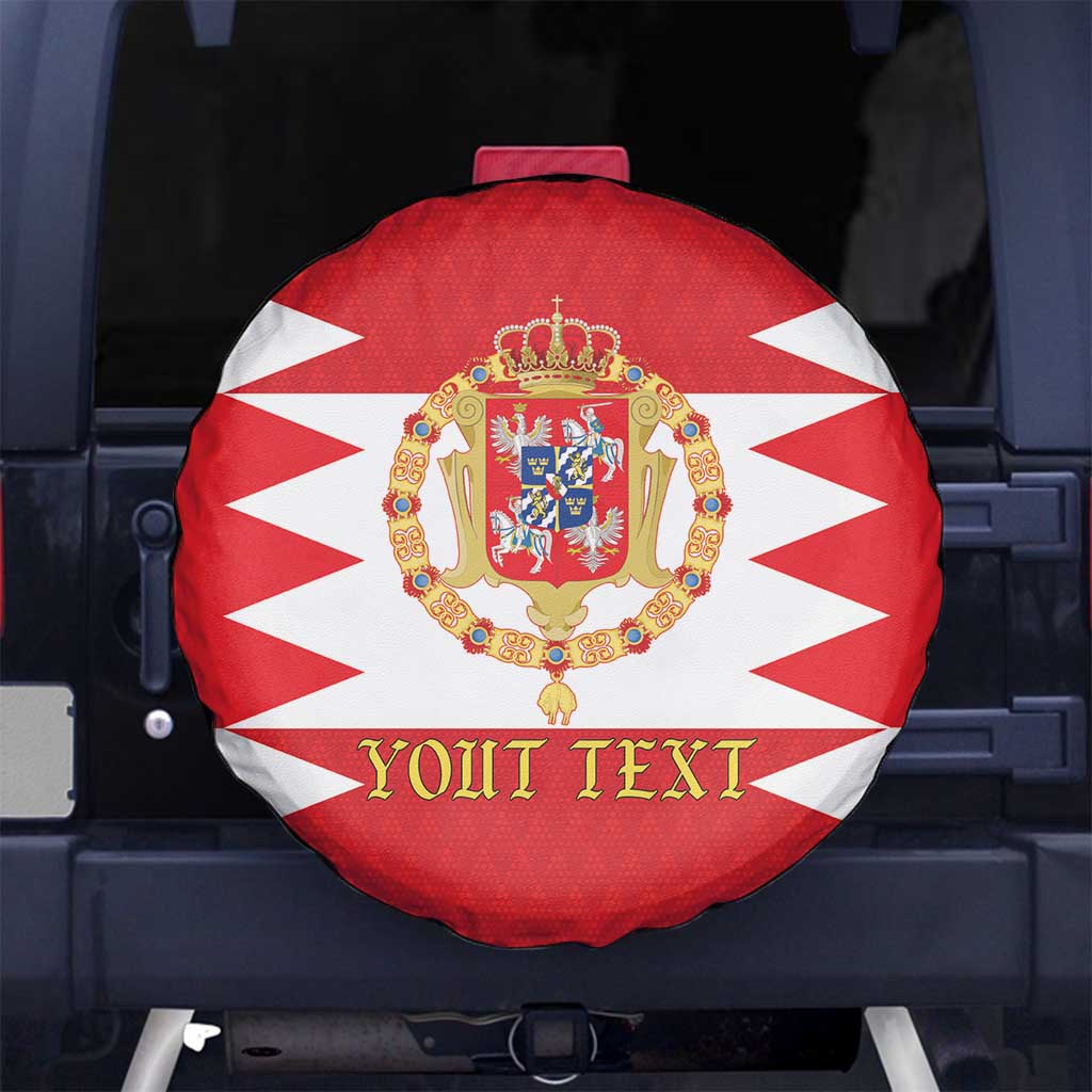Personalized Polish-Lithuanian Commonwealth Spare Tire Cover Royal Coat Of Arms Style