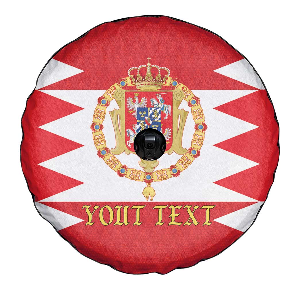 Personalized Polish-Lithuanian Commonwealth Spare Tire Cover Royal Coat Of Arms Style