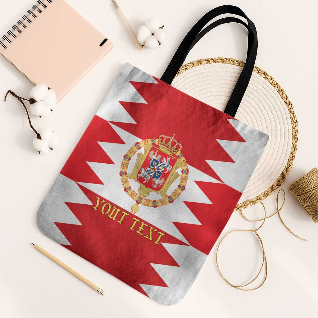 Personalized Polish-Lithuanian Commonwealth Tote Bag Royal Coat Of Arms Style