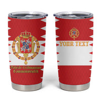 Personalized Polish-Lithuanian Commonwealth Tumbler Cup Royal Coat Of Arms Style