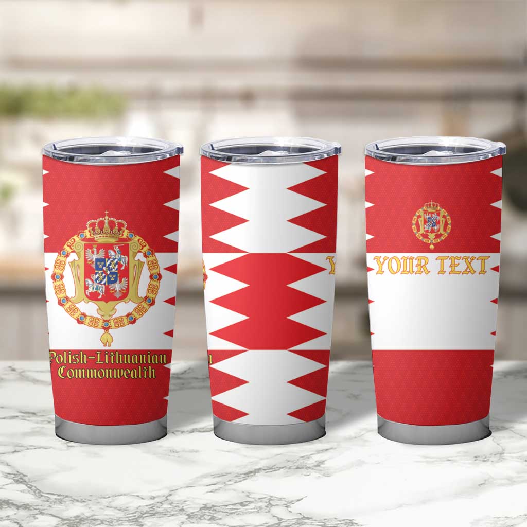 Personalized Polish-Lithuanian Commonwealth Tumbler Cup Royal Coat Of Arms Style