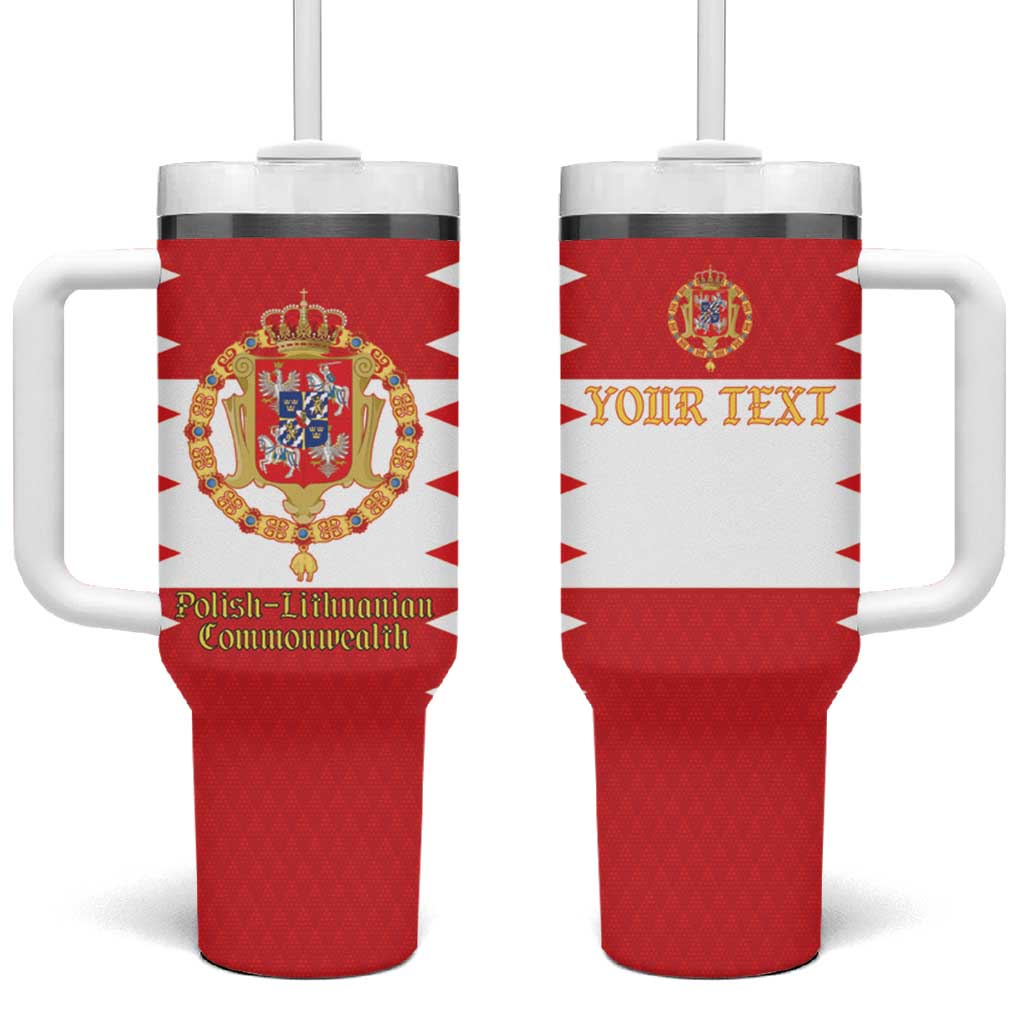Personalized Polish-Lithuanian Commonwealth Tumbler With Handle Royal Coat Of Arms Style