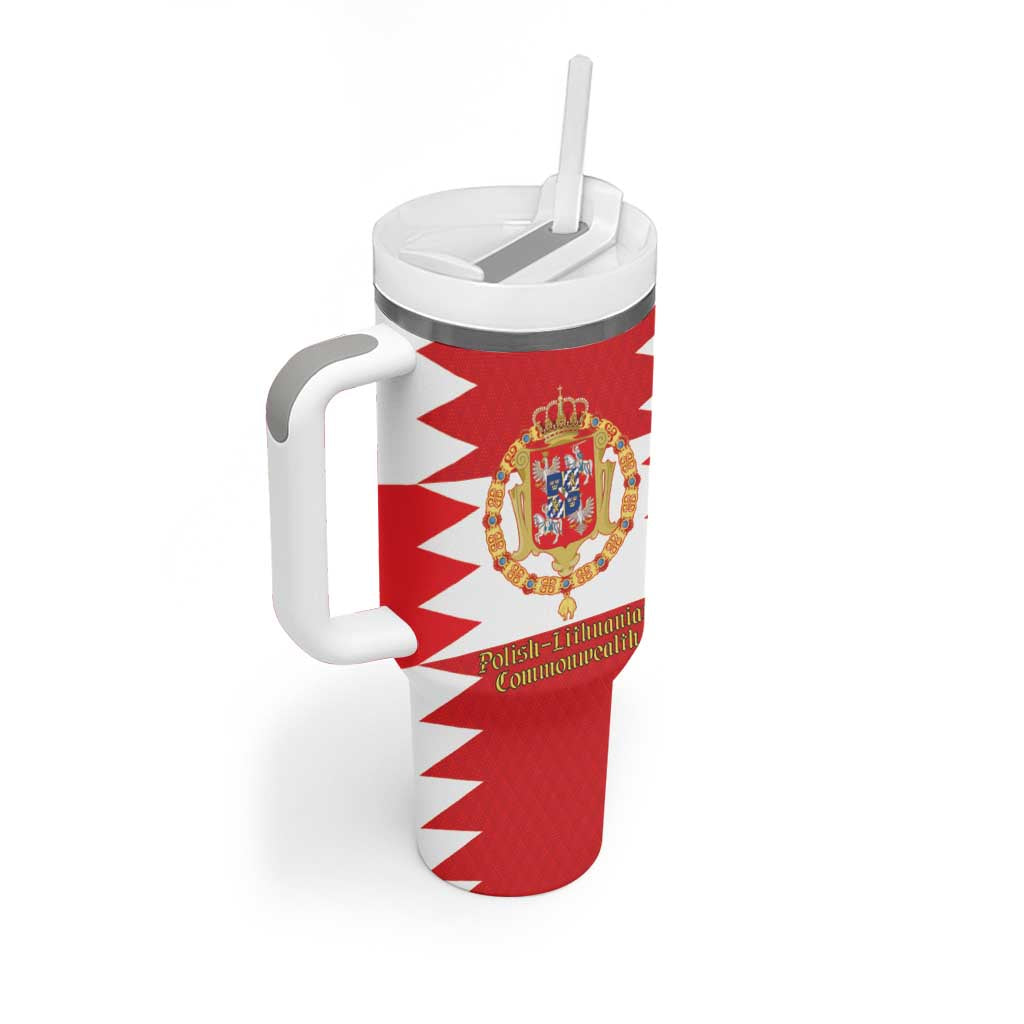 Personalized Polish-Lithuanian Commonwealth Tumbler With Handle Royal Coat Of Arms Style