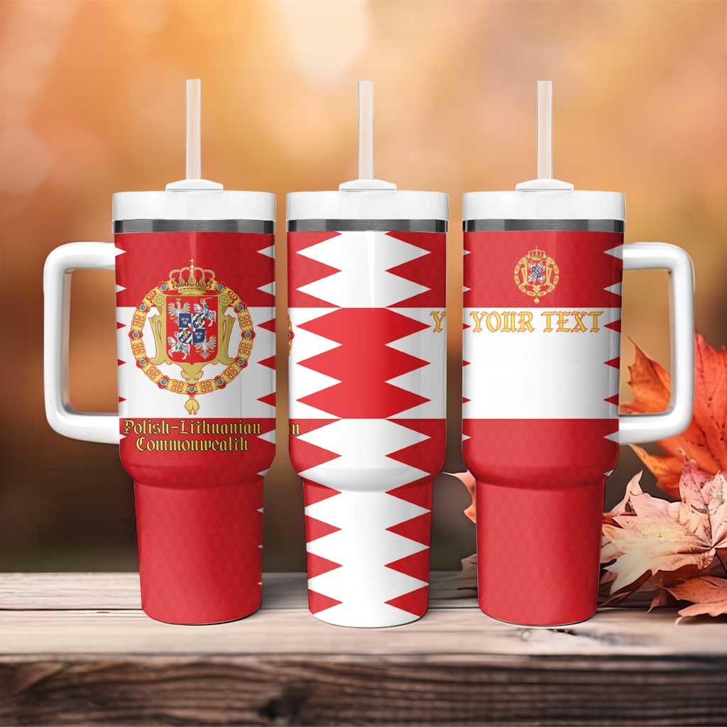 Personalized Polish-Lithuanian Commonwealth Tumbler With Handle Royal Coat Of Arms Style