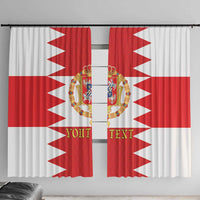 Personalized Polish-Lithuanian Commonwealth Window Curtain Royal Coat Of Arms Style