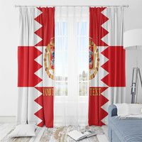 Personalized Polish-Lithuanian Commonwealth Window Curtain Royal Coat Of Arms Style