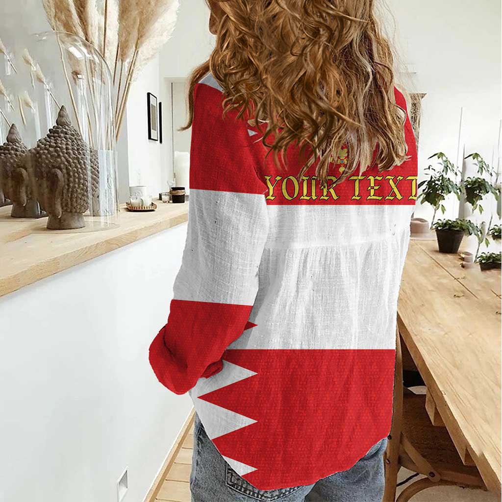 Personalized Polish-Lithuanian Commonwealth Women Casual Shirt Royal Coat Of Arms Style