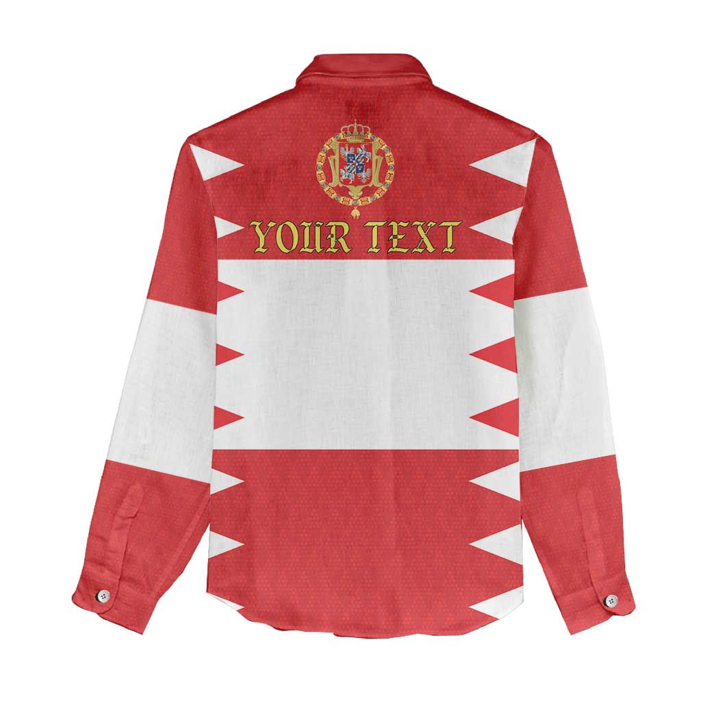 Personalized Polish-Lithuanian Commonwealth Women Casual Shirt Royal Coat Of Arms Style