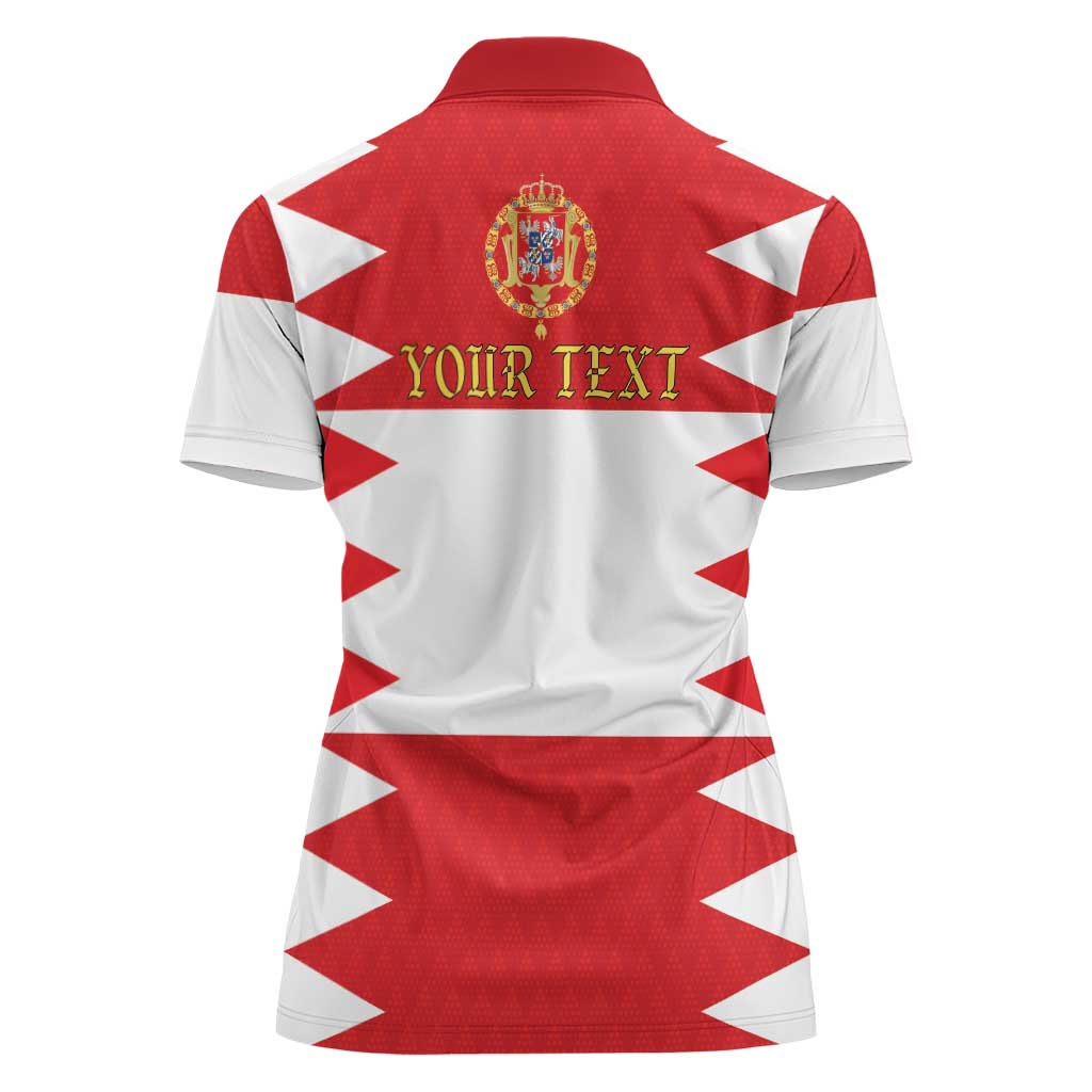 Personalized Polish-Lithuanian Commonwealth Women Polo Shirt Royal Coat Of Arms Style