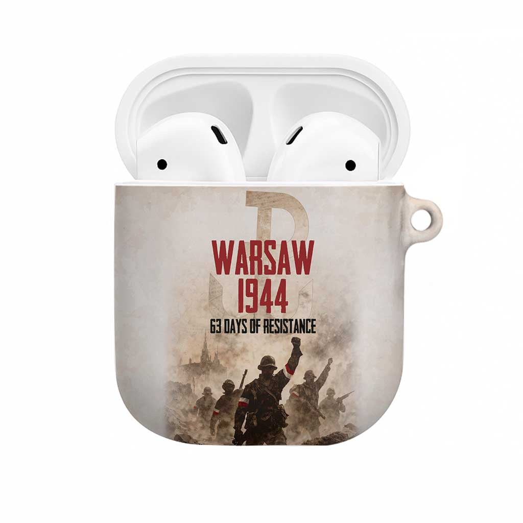 Polish Kotwica Warsaw Uprising 1944 AirPods Case 63 Days of Resistance WWII